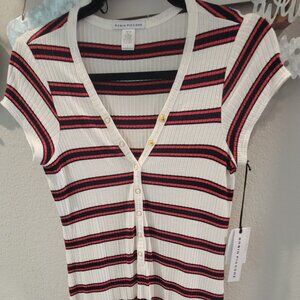 Robin Piconne Amy Stripe navy/red dress